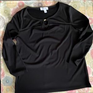 Nine West 3/4 Sleeved Cut Out With Ring Top